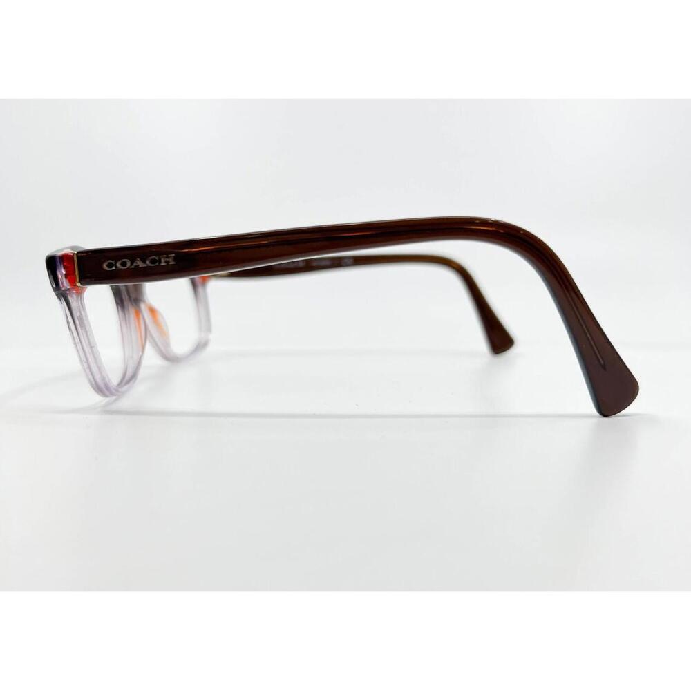 Coach HC6089 5401 Eyeglasses Brown Rectangular Frame 51-16-135 6300 - Picture 3 of 7